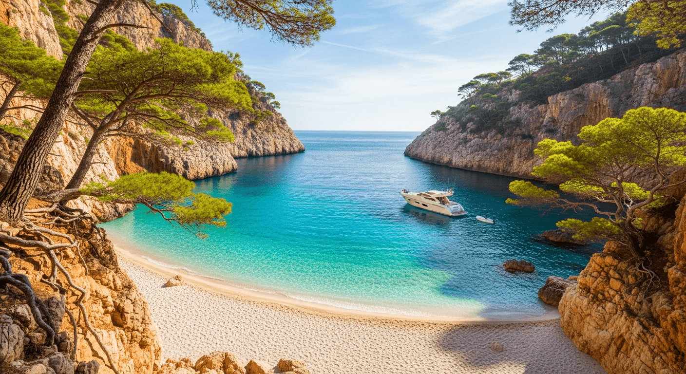 Cala escondida cerca de Valencia