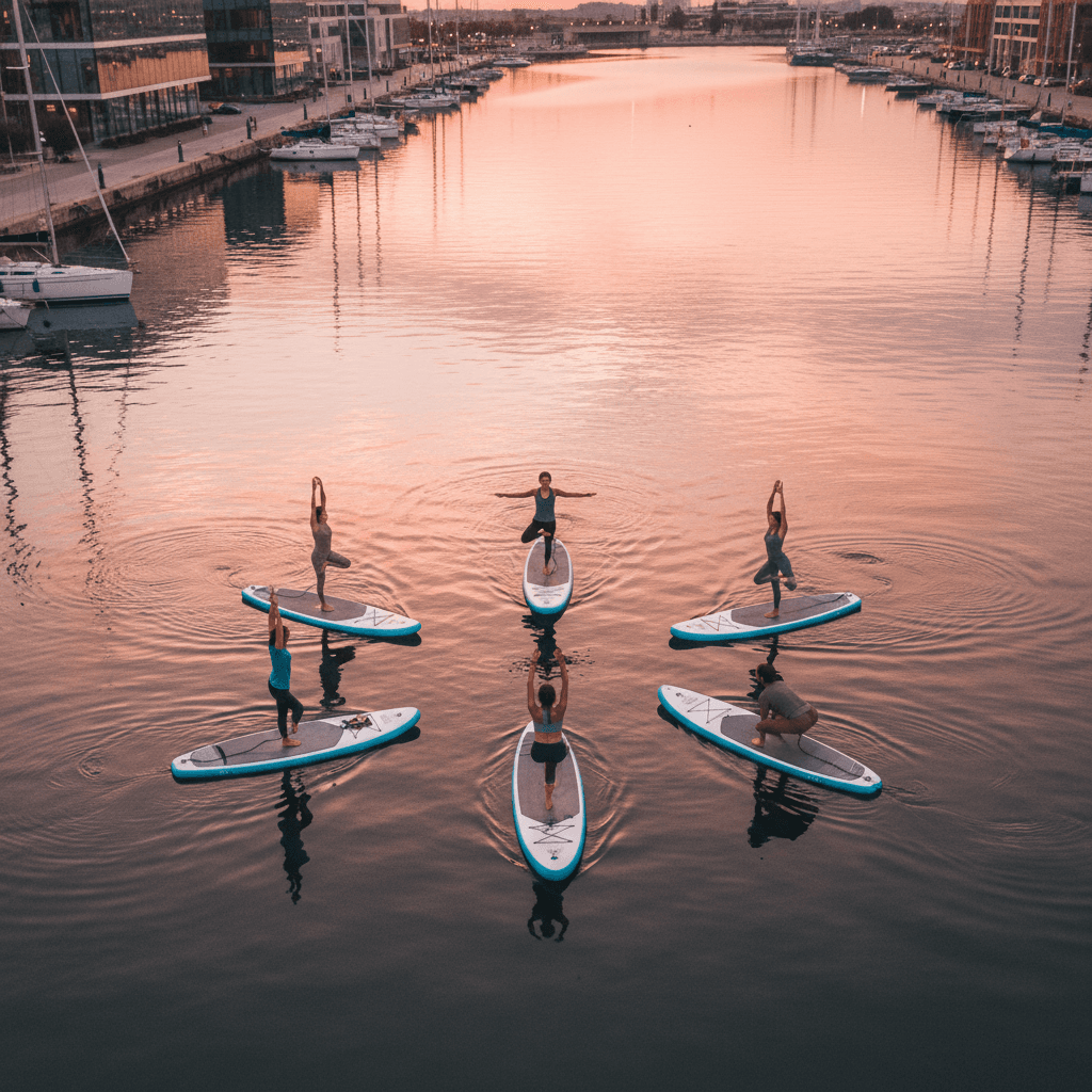 SUP-Yoga – Ihr schwimmendes Studio mit Aussicht
